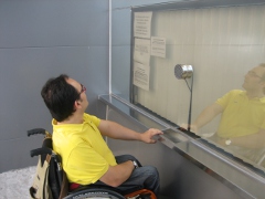 Punto de venta de entradas accesible